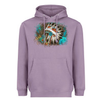 Lavender indian headress sunflower leopard Heavyweight Hoodie - AdoDesignShop