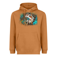 Meerkat indian headress sunflower leopard Heavyweight Hoodie - AdoDesignShop