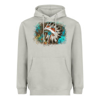 Moon Dust indian headress sunflower leopard Heavyweight Hoodie - AdoDesignShop