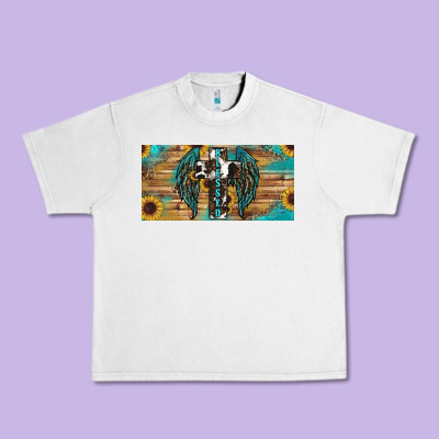 Urban Heavy Tee Blessed cros sunflowers