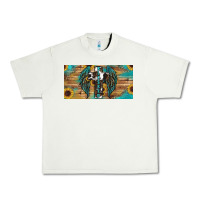 Pistachio Blessed cros sunflowers Urban Heavy Tee - RanaPortraitStore