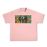 Salmon Blessed cros sunflowers Urban Heavy Tee - RanaPortraitStore