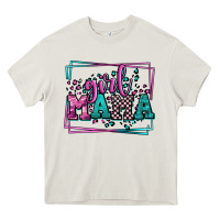 Cream leopard camo girl mama Mother's Day Heavy Core Tee - LillyAllenDesigns