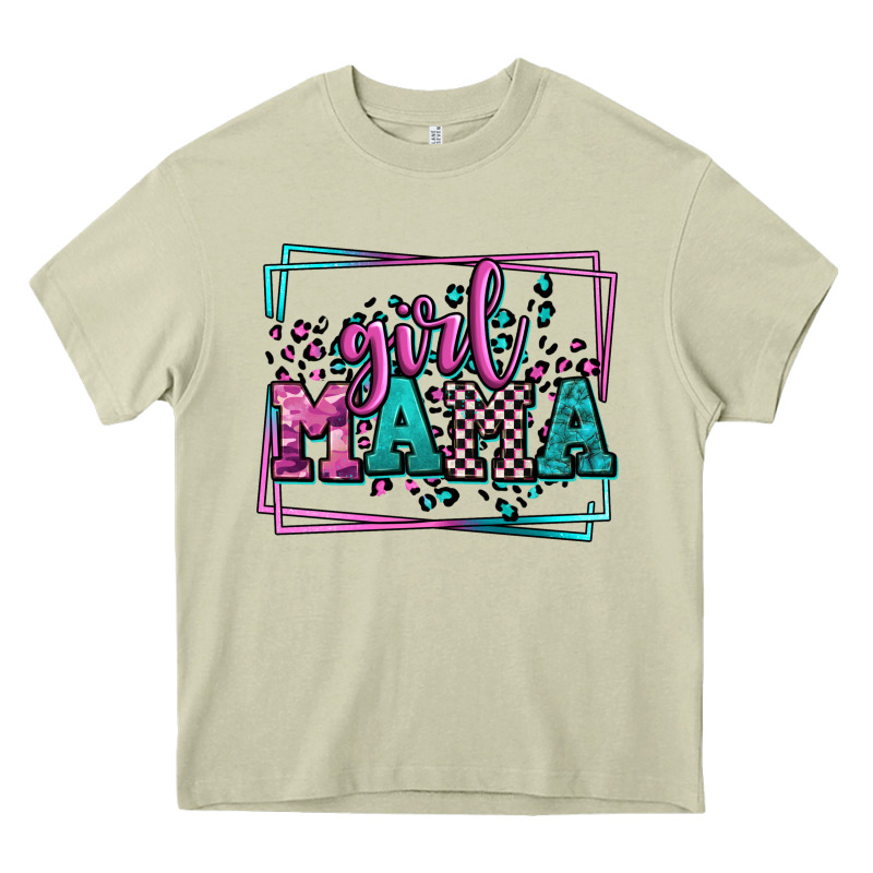 Leopard Camo Girl Mama Mother's Day Heavy Core Tee by LillyAllenDesigns | Teevron