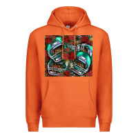 Carrot floral american football  helmet Premium Hoodie - NancyCooperArtShop