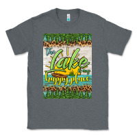 Charcoal Heather the lake is my happy place air freshener Classic Tee - HRA Design Shop