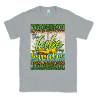 Heather Grey the lake is my happy place air freshener Classic Tee - HRA Design Shop