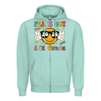 Seafoam peace out 2024 1st grade Zipper Hoodie - JahusDesignShop