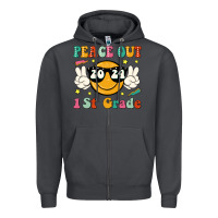 Smoke peace out 2024 1st grade Zipper Hoodie - JahusDesignShop