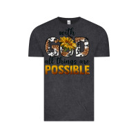 Vintage Black with god al things ara possible Vintage Tee - texasbilliewilder