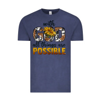 Vintage Denim with god al things ara possible Vintage Tee - texasbilliewilder