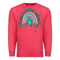Cardinal nurse life spring stethoscope heart rainbow Premium Sweatshirt - BarkalooDesign