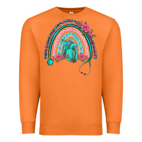 Carrot nurse life spring stethoscope heart rainbow Premium Sweatshirt - BarkalooDesign