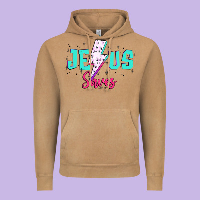 Jesus Saves Vintage Hoodie Designed By Jahusdesignshop