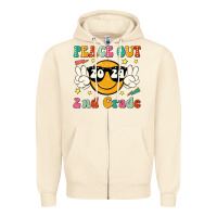 Sandshell peace out 2024 2nd grade Zipper Hoodie - JahusDesignShop
