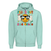 Seafoam peace out 2024 2nd grade Zipper Hoodie - JahusDesignShop