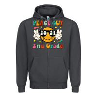 Smoke peace out 2024 2nd grade Zipper Hoodie - JahusDesignShop