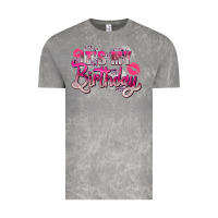 Cloud Rock pink it's my birthday Vintage Tee - Zillion Design Studio