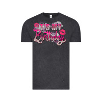 Vintage Black pink it's my birthday Vintage Tee - Zillion Design Studio