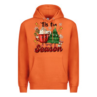 Carrot 'tis the season with christmas tree and hot cocoa Premium Hoodie - MaliasSmallBusiness