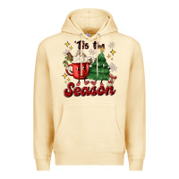 Pina Colada 'tis the season with christmas tree and hot cocoa Premium Hoodie - MaliasSmallBusiness
