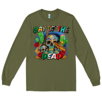 Army Green day of the dead Long Sleeve Tee - CTS Tumbler Store