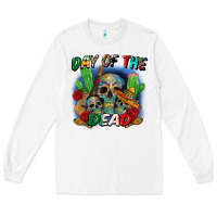 White day of the dead Long Sleeve Tee - CTS Tumbler Store