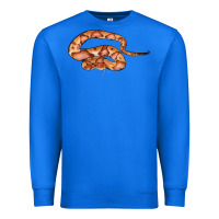 True Royal Copperhead Snake Illustrations Premium Sweatshirt - LillyAllenDesigns