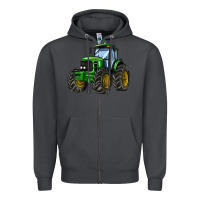 Smoke farm tractor Zipper Hoodie - AdoDesignShop