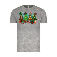 Cloud Rock christmas trees with football Vintage Tee - Zillion Design Studio