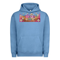 Pigment Pebble Blue teacher life libbey glass Urban Hoodie - BundleAndBundleShop