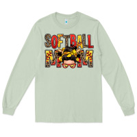 Matcha softball mom messy bun Long Sleeve Tee - Zillion Design Studio