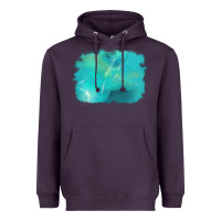 Plum turquoise background Heavyweight Hoodie - AdoDesignShop