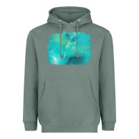 Sage turquoise background Heavyweight Hoodie - AdoDesignShop