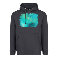 Smoke turquoise background Heavyweight Hoodie - AdoDesignShop