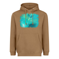 Toasted Coconut turquoise background Heavyweight Hoodie - AdoDesignShop