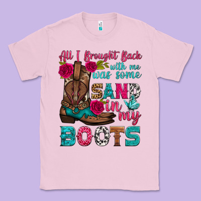 All I Brought Back With Me Was Some Sand In My Boots Classic Tee Designed By Hra Design Shop