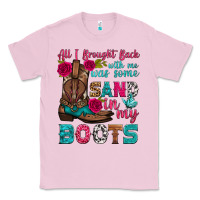 Bubblegum Pink all i brought back with me was some sand in my boots Classic Tee - HRA Design Shop