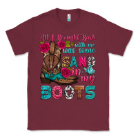 Burgundy all i brought back with me was some sand in my boots Classic Tee - HRA Design Shop