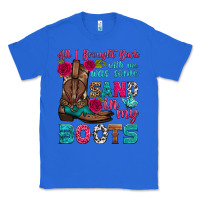 True Royal all i brought back with me was some sand in my boots Classic Tee - HRA Design Shop
