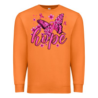 Carrot hope breast cancer butterfly Premium Sweatshirt - Jasminsmagicworld
