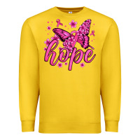 Lemon hope breast cancer butterfly Premium Sweatshirt - Jasminsmagicworld