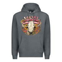 Rock bullskull mama Premium Hoodie - NancyCooperArtShop
