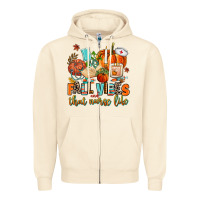 Sandshell fall vibes and that nurse life Zipper Hoodie - AdoDesignShop