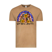 Vintage Camel god bless america  rainbow Vintage Tee - BarkalooDesign