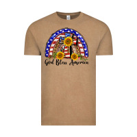 God Bless America  Rainbow Vintage Tee | Teevron