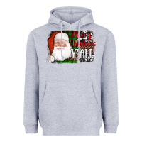 Heather Grey santa merry christmas y'all Heavyweight Hoodie - AdoDesignShop