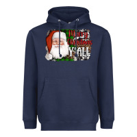 Navy santa merry christmas y'all Heavyweight Hoodie - AdoDesignShop