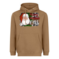 Santa Merry Christmas Y'all Heavyweight Hoodie | Teevron