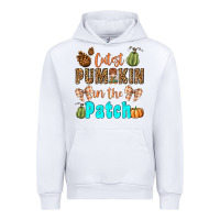 White cutest pumpkin in the patch Urban Hoodie - BundleAndBundleShop